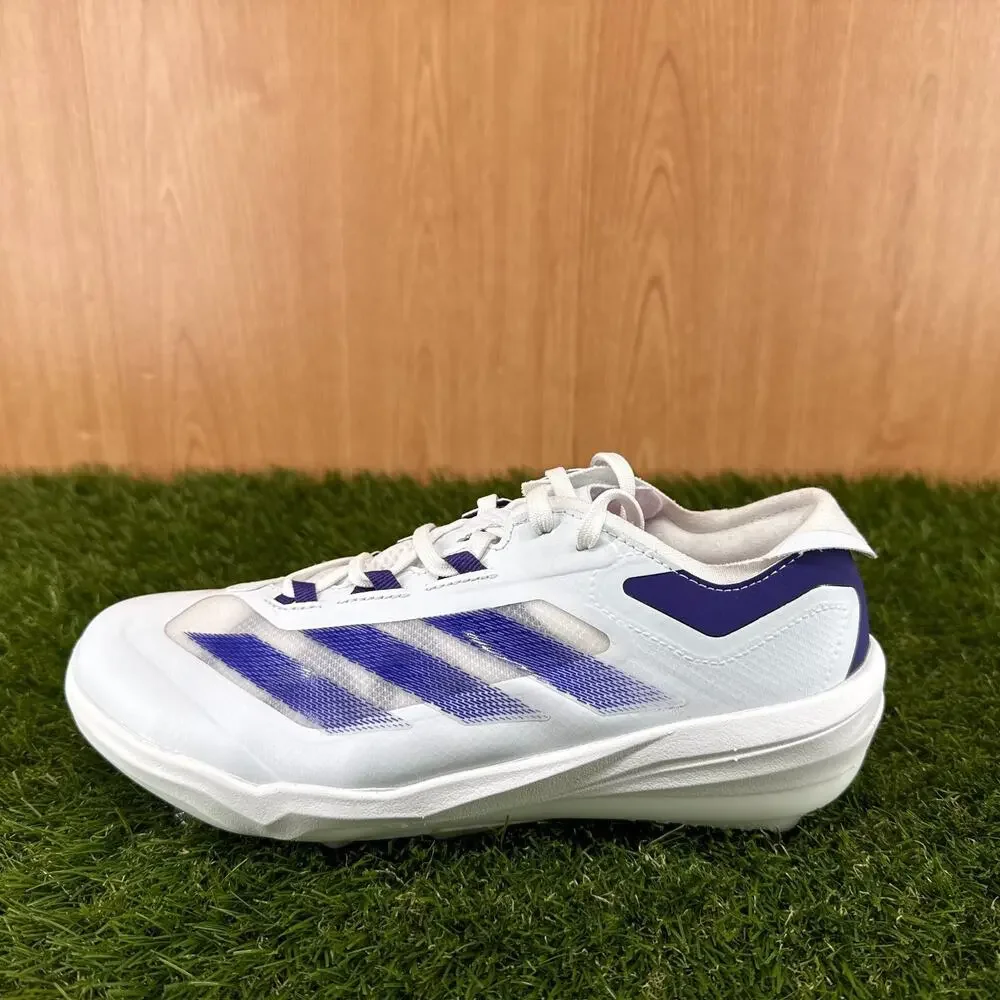 adidas Adizero Impact NCAA Purple White Baseball Cleats JR3062 Men's Size 6.5